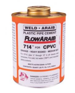 Flowaraib 714 CPVC pipe cement