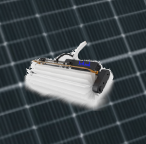 Liwal LB5, AC Powered, Solar Panel Cleaning Rolling Brush, 7.5m Aluminum Alloy handle,