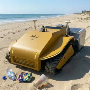 Liwal RAMALBOT LRB3 Autonomous Beach Cleaning Robot with GPS system