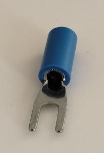 Blue Insulated Fork Spade Wire Terminal Connector