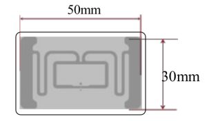RFID UHF Tag 53*33mm