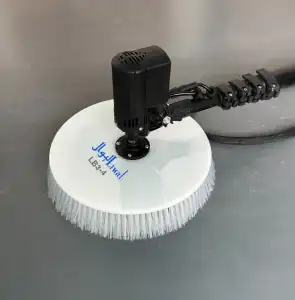 Liwal LB3-4 7.5m Single Head Cylindrical Battery Power, Solar Panel Cleaning Brush, Aluminum Alloy handle, Brushless Motor