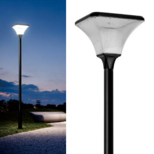 Solar Pole Garden Park Lawn Aluminum Waterproof Light L-H