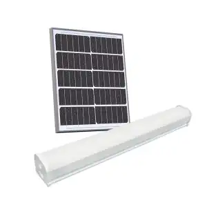 Solar Batten light 60cm Cool white