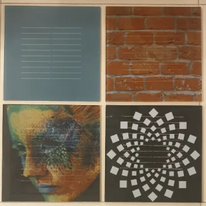 color solar panels with ceramic print custom design