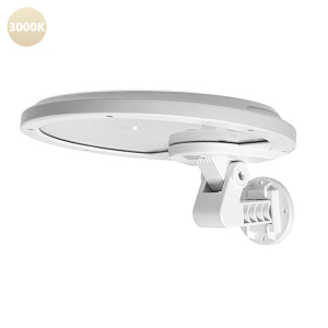 Solar LED Wall Light Motion Sensor White housing Warm LED 3000K