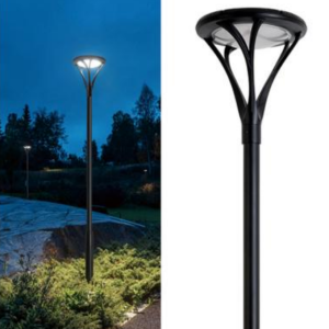 Solar Pole Garden Park Lawn Aluminum Waterproof Light L-D