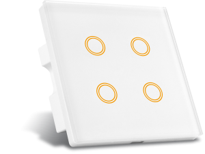 Liwal 4 Gang Smart Switch with RGB Backlight