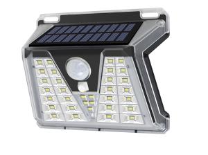 Solar Wall Sensor Light Pure White 6000K
