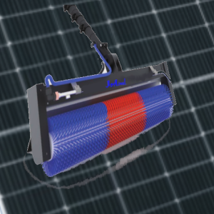 Liwal LB5-1 AC Powered, Solar Panel Cleaning Ruling Brush, 7.5m Carbon Fiber Telescopic handle, Rolling-head,