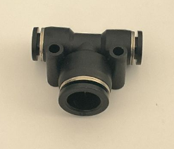 4.5CM  Pneumatic Push-to-Connect Tee Fitting (Middle Outlet 6.8CM Diameter)